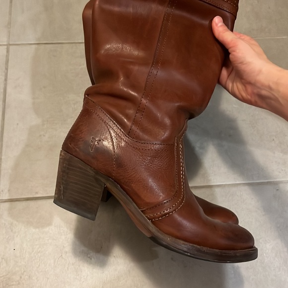 SOLD Frye jane leather boots - Picture 4 of 5